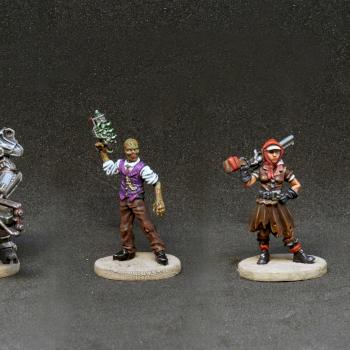 Fallout: The Board Game minis by Alex Fox