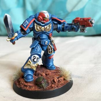 Primaris ultramarines veteran sergeant by Nsrdude84