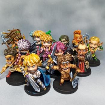 My Arcadia Quest heroes by Kalibaouche