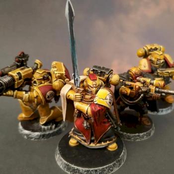 Imperial Fist Captain Dark Vengeance by regis