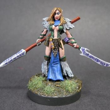 ISHARA SNOWFINCH, DRUID by mikecarrero