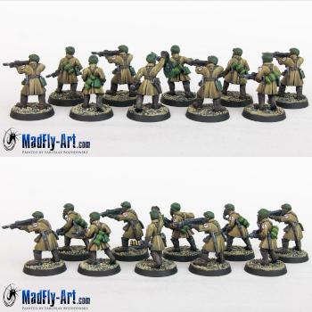 Steel Legion Infantry Squad 8 by MadFlyArtStudio