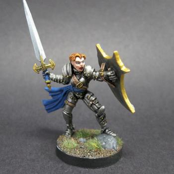 D&D Chainmail Female Paladin by mikecarrero