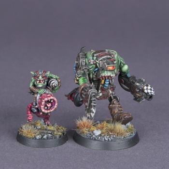 Nob with Cybork Body & Ammo Runt by kustom.waaagh