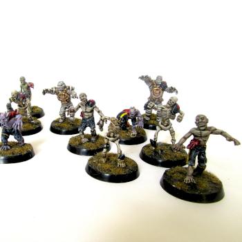 bloodbowl undead team by sam wilson