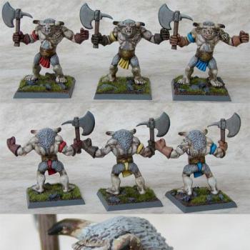Warhammerquest Plastic Minotaurs by Temperance
