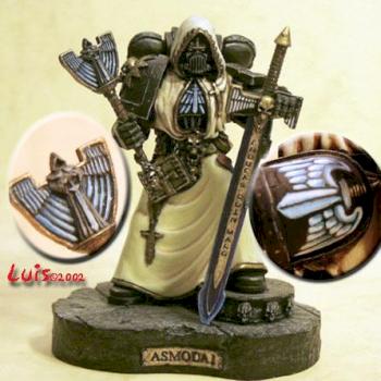 Asmodai, Chaplain of the Dark Angels by Luis