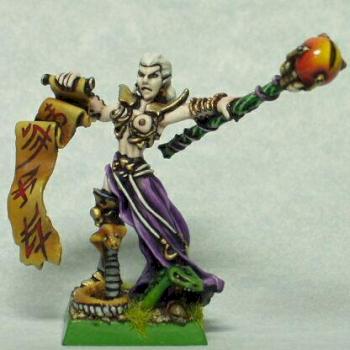 Dark Elf High Sorceress by kenf