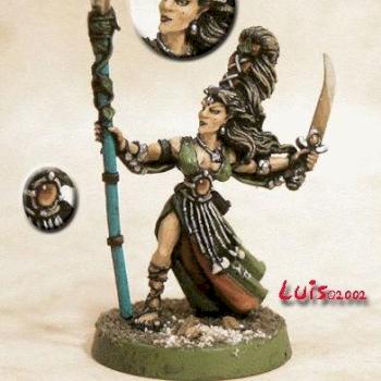 Wood elf sorceress by Luis