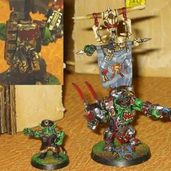 Blood Axe Warboss by Mortarion