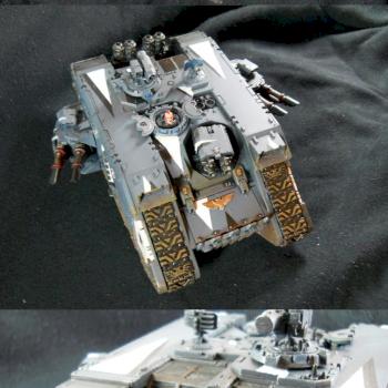 Space wolves land raider by Tryzna