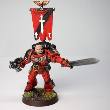 Sword Bearers Space Marine Sgt Elisar by Big Steve