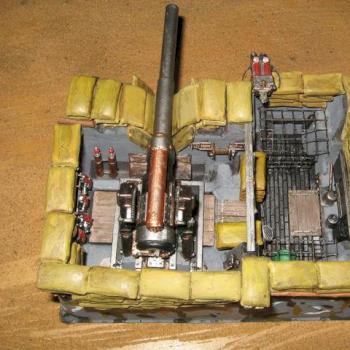 Imperial Guard Gun Emplacement by dadgad