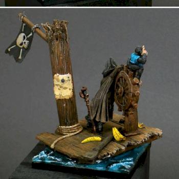 Drunken Pirate, Reaper #03445 by Jabberwocky