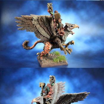 Empire Emperor Karl Franz on Deathclaw by deathhelm
