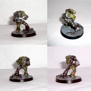 Space Marine (Serpent Guard Chapter) by Stuff93