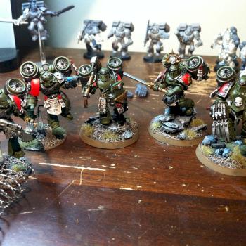 The Devil Dogs Project - PreHeresy Vanguard Assault Marines - Squad Hounds of Annwn by Marlow