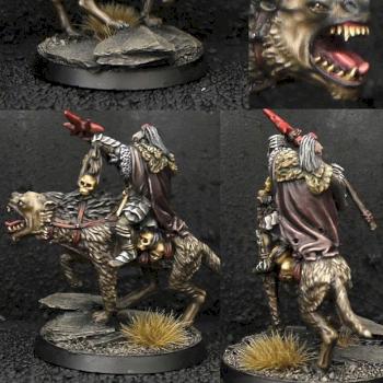 orc shaman on warg by german paintress