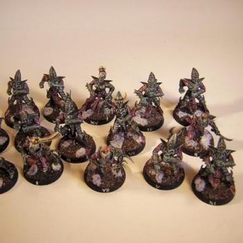 blood bowl converted team DARK ELVES by tyyler
