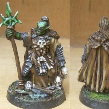 A Morgul's orc Shaman by Dewey