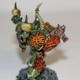 Nurgle Champion with power fist by NineTails
