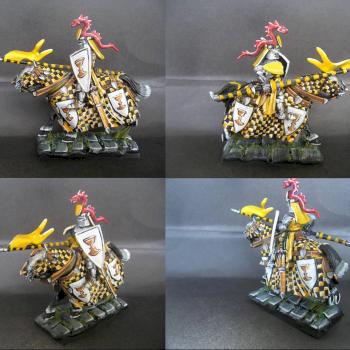 Warhammer Bretonnian Champion Grail Knight by tinman755