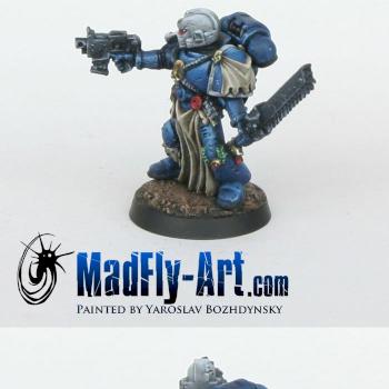 Ultramarine Battle Brother by MadFlyArtStudio