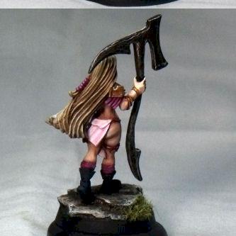 Female barbarian warrior fighter by Micaa199