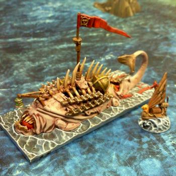 Skaven ship by Larry Eby