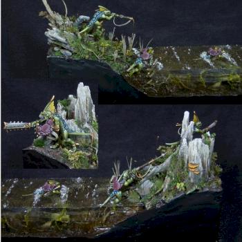 'River Crossing' Skink Diorama AUS GD2011 by Delmieth