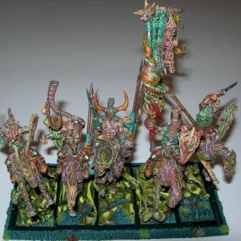Nurgle. Cavaliers Maraudeurs by le Druide