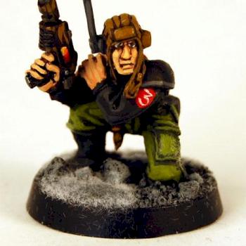 Leman Russ tank crew member by The Engineer