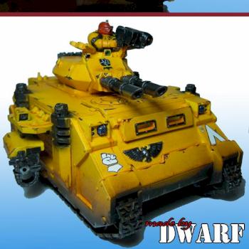 Imperial Fists Predator by Thrasherdwarf