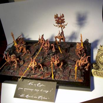 Khorne's Bloodletters unit by Mime