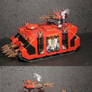 World Eaters Chaos Space Marines Rhino or Razorback by carinae986