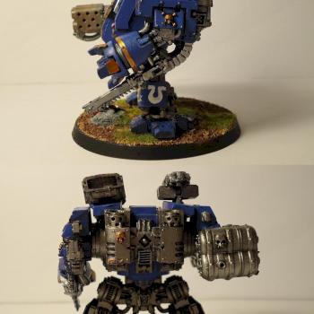 Ultramarine Kitbash Venerable Dreadnought by Ultramarine98