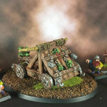 CATAPULTA LANZAGOBLINS ENANOS DE METAL AÑOS 80´S by juanlurockerman