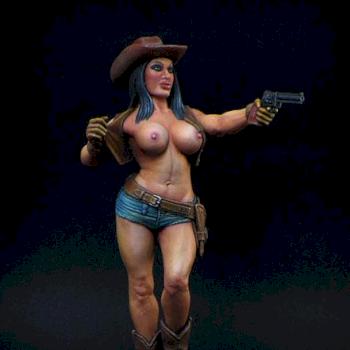 Aletta as a cowgirl by Brother Vinni