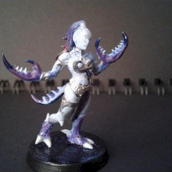 Blue demoness of Slaanesh by AlexA_Hasegawa