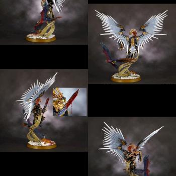 Knight Azyros with Star Eagle by tousgeo