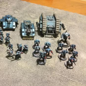 Rogue trader era Crimson Fist Army by Warmonger Creation