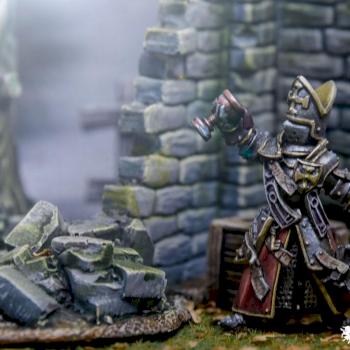 Arch Elector Bishop in the ruins by LastSword