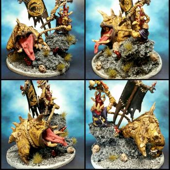 Night goblin Skarglum Grobspit and Stenchmaw by Maho