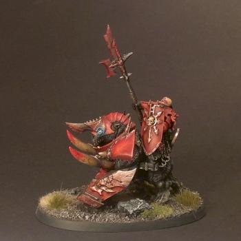 Khorne Lord on Juggernaut by Centipede