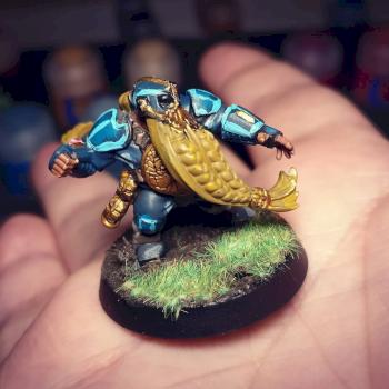 Blood Bowl Dwarf by hugoweb