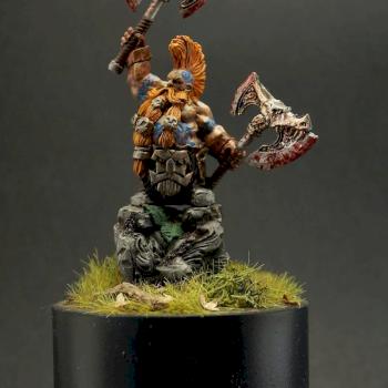 Dwarf by saw art