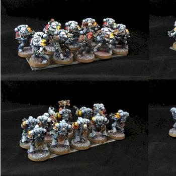 Space Wolves Grey Hunters first pack by preroman