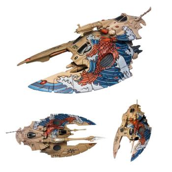 Eldar Night Spinner / Fire Prism/ Wave Serpent (proxy) by haedrin