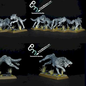 SPACE WOLVES FENRISIAN WOLVES by perfectminiaturecom