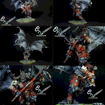 DAEMONS OF CHAOS KHORNE BLOODTHIRSTER by perfectminiaturecom